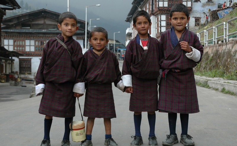 Học sinh Bhutan