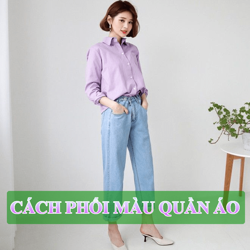 Cách phối màu quần áo