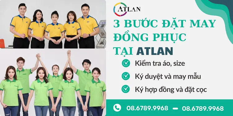 Chỉ 3 bước nhanh chóng để sở hữu áo đồng phục tại Atlan