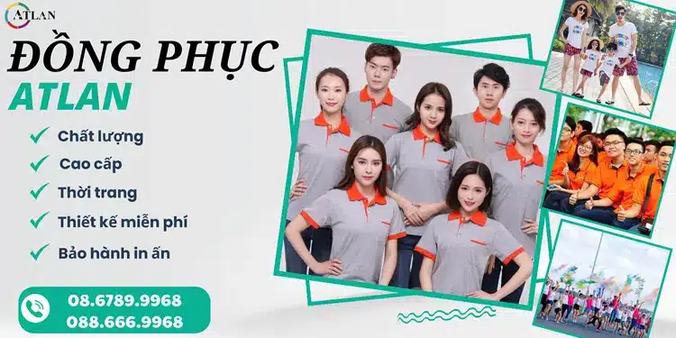 Atlan chuyên may đồng phục công ty cao cấp, đa dạng mẫu mã, màu sắc, kích thước để lựa chọn