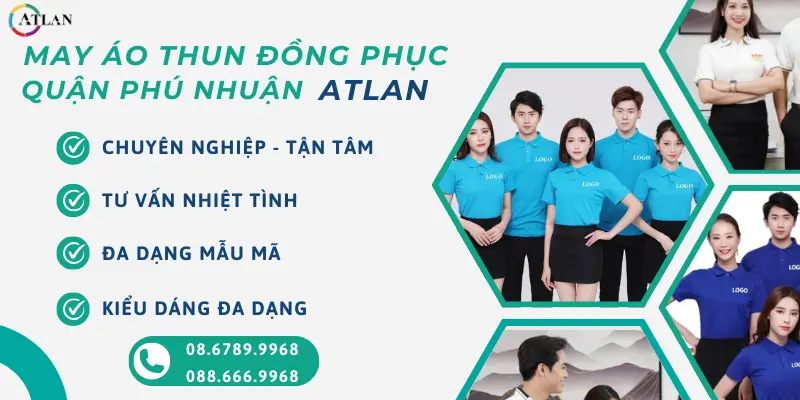 Xưởng may áo thun đồng phục Phú Nhuận bảo hàng in ấn 12 tháng, giá gốc tận xưởng