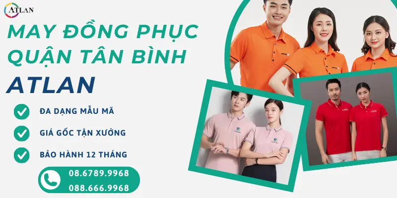 May đồng phục quận Tân Bình thiết kế ấn tượng, đa dạng mẫu mã, in - thêu theo yêu cầu của quý khách hàng