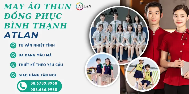 May đồng phục Bình Thạnh đa dạng mẫu mã, thiết kế ấn tượng, giá rẻ phù hợp cho học sinh, sinh viên và các doanh nghiệp