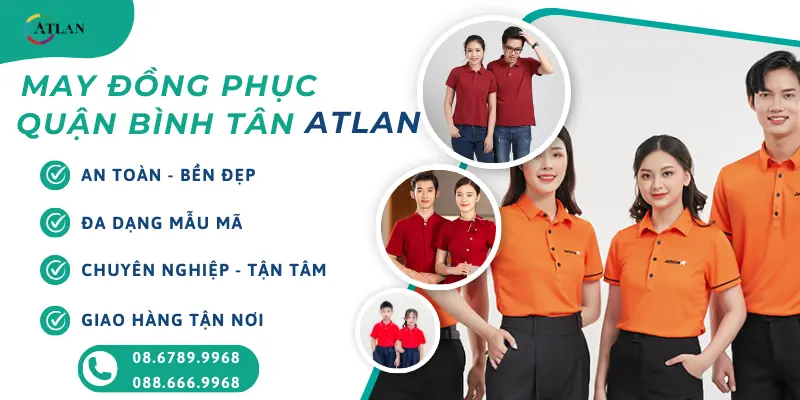 May đồng phục Bình Tân thiết kế miễn phí theo yêu cầu, giao hàng tận nơi, đa dạng mẫu mã