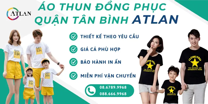 Áo thun đồng phục tại quận Tận Bình thiết kế theo yêu cầu hoàn toàn miễn phí, giá cả phù hợp, bảo hành in ấn