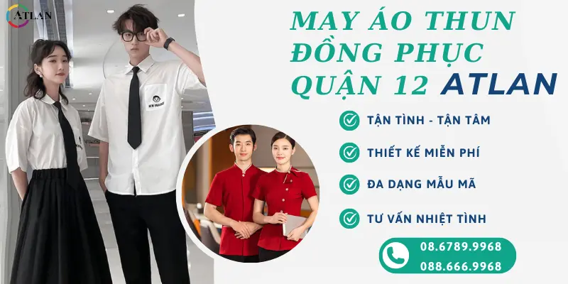 May áo thun đồng phục Quận 12 uy tín - bển đẹp, giá cả hợp lý, thiết kế ấn tượng theo yêu cầu phù hợp với nhu cầu