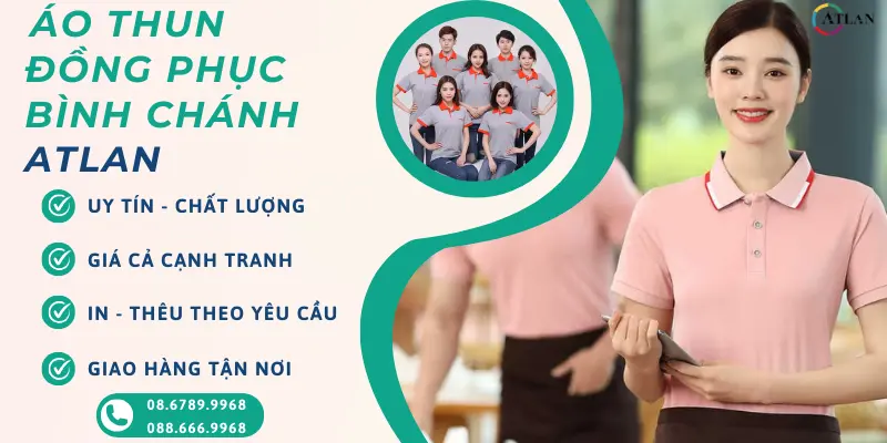 Xưởng may áo thun đồng phục huyện Bình Chánh nhiệt tình, chu đáo, uy tín, chất lượng, luôn hỗ trợ cho khách hàng tận tâm cho dù có đặt một áo đi chăng nữa