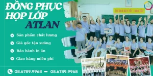 Atlan chuyên cung cấp áo thun đồng phục họp lớp với hoạ tiết nổi bật, ngộ nghĩnh, đa dạng mẫu mã và màu sắc