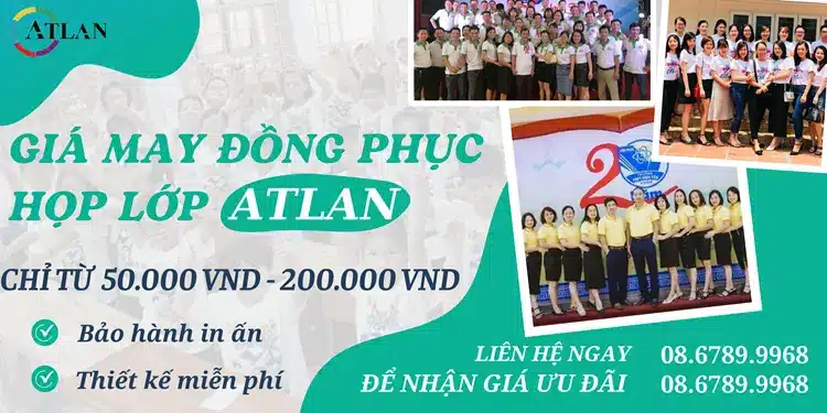 Atlan chuyên cung cấp áo thun đồng phục họp lớp với giá cả cạnh tranh, chất lượng hàng đầu trên thị trường, có thể làm hài lòng mọi khách hàng