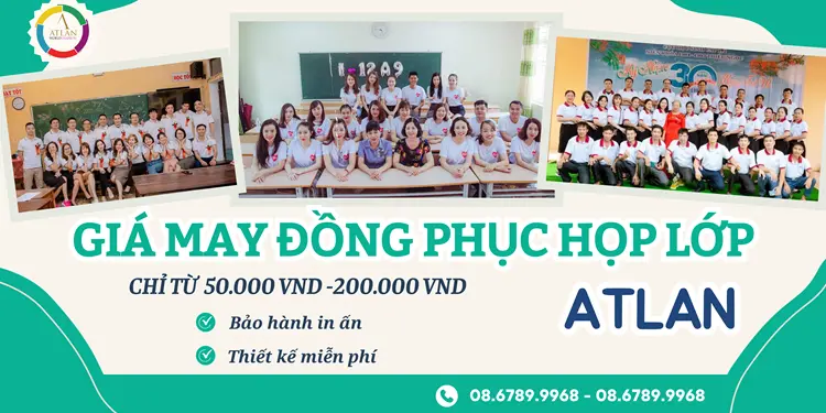 Atlan may, in các loại áo thun đồng phục họp lớp với giá cả cạnh tranh