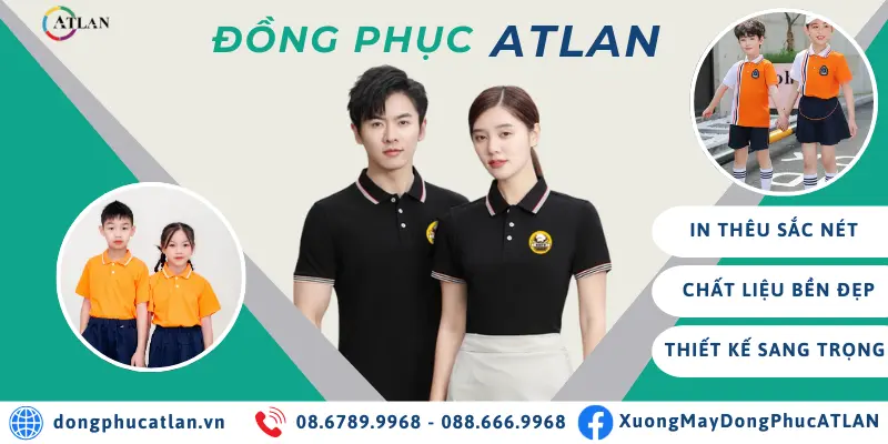 Atlan chuyên nhận gia công, may áo thun đồng phục Quận 7 uy tín, giá rẻ